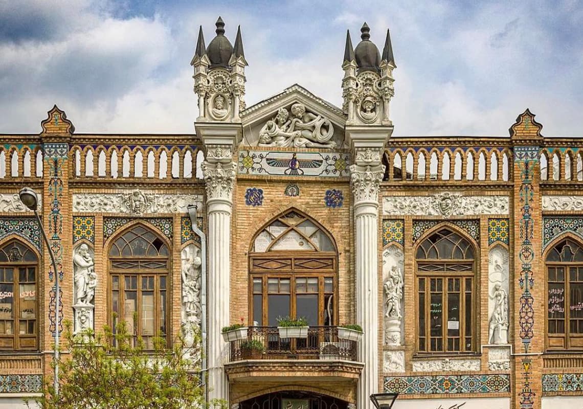 Two historical mansions in Iran