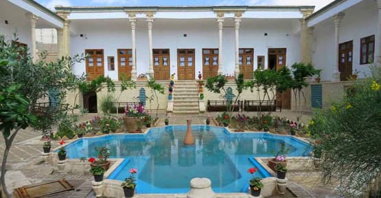 Two completely different historical houses in Iran