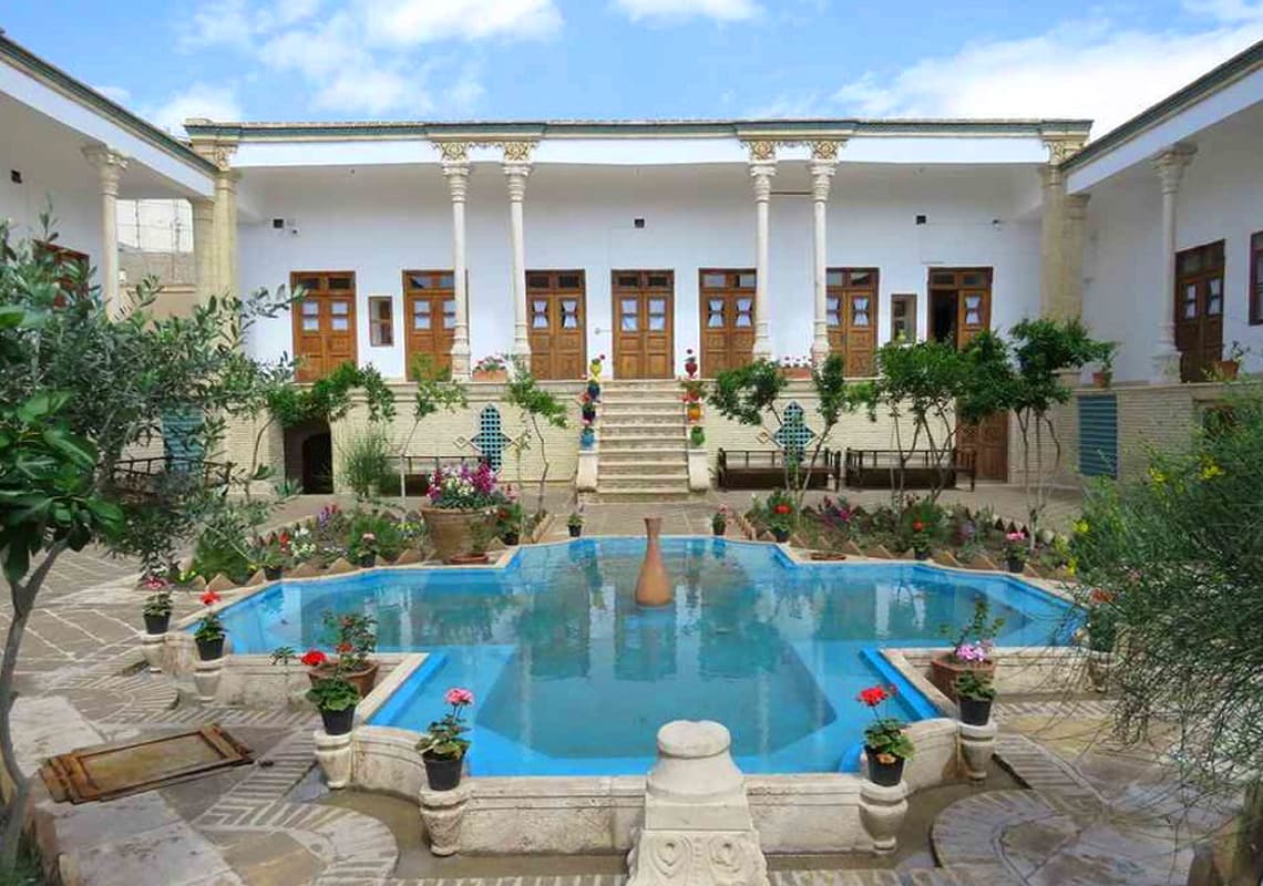 Two completely different historical houses in Iran